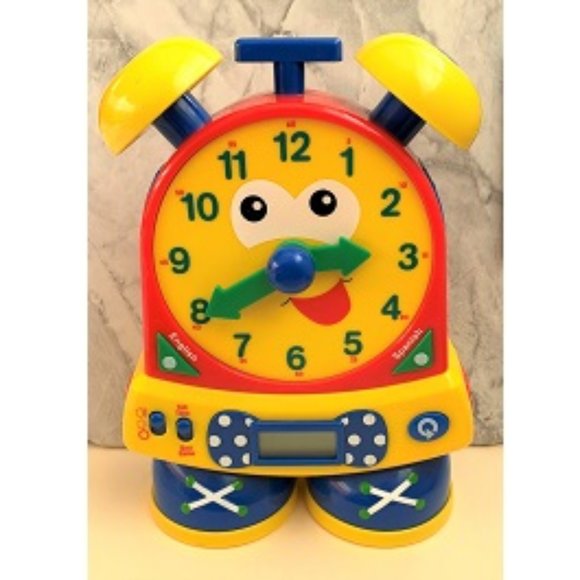 NEW The Learning Journey Telly Teaching Time Clock English/Spanish - Picture 8 of 8